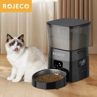 ROJECO Automatische Distributeur voor Huisdieren - Slimme Voederautomaat voor Katten en Honden